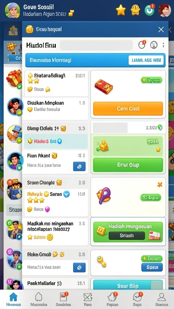 Tangkapan layar menampilkan mode permainan kompetitif yang seru.