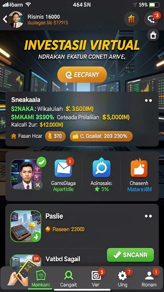 Tampilan antarmuka yang menarik dan mudah dinavigasi.
