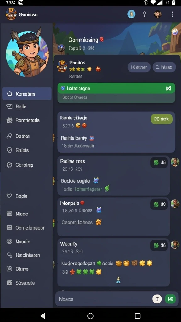 Tampilan awal aplikasi yang menarik dan intuitif.