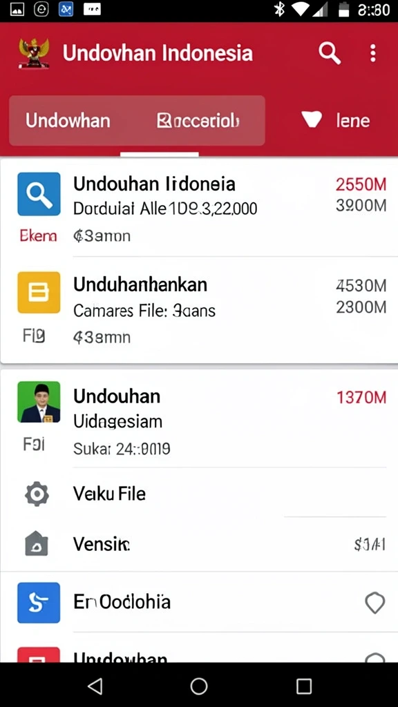 Tampilan layar utama dengan grafis yang menakjubkan.