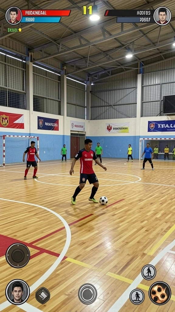 Tampilan antarmuka permainan yang menarik dan interaktif.