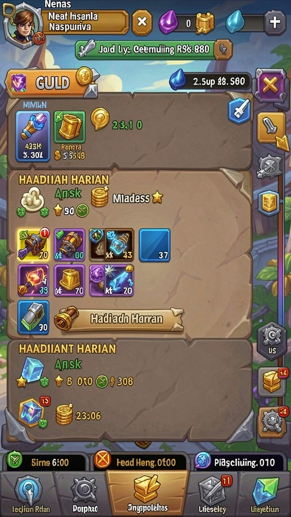 Berbagai pilihan permainan slot dengan tema berbeda.