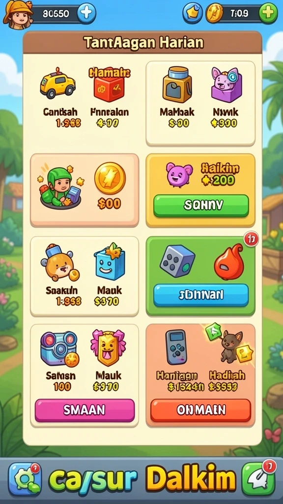 Statistik permainan yang membantu pengguna.