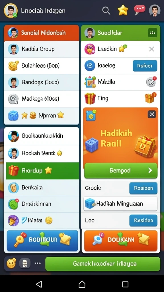 Tampilan antarmuka yang menarik dan ramah pengguna.