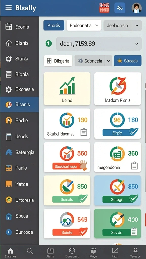 Fitur analisis statistik untuk membantu taruhan.