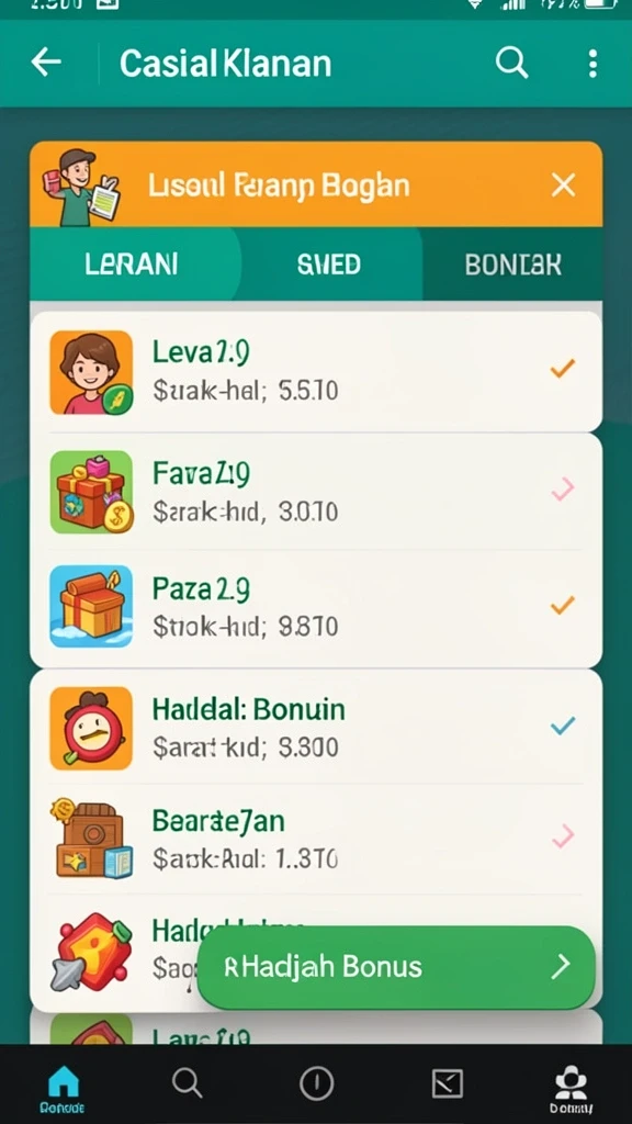 Screenshot FENDI188 dengan permainan slot yang menarik.