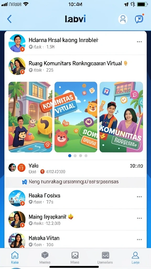 Screenshot menunjukkan antarmuka permainan yang menarik.