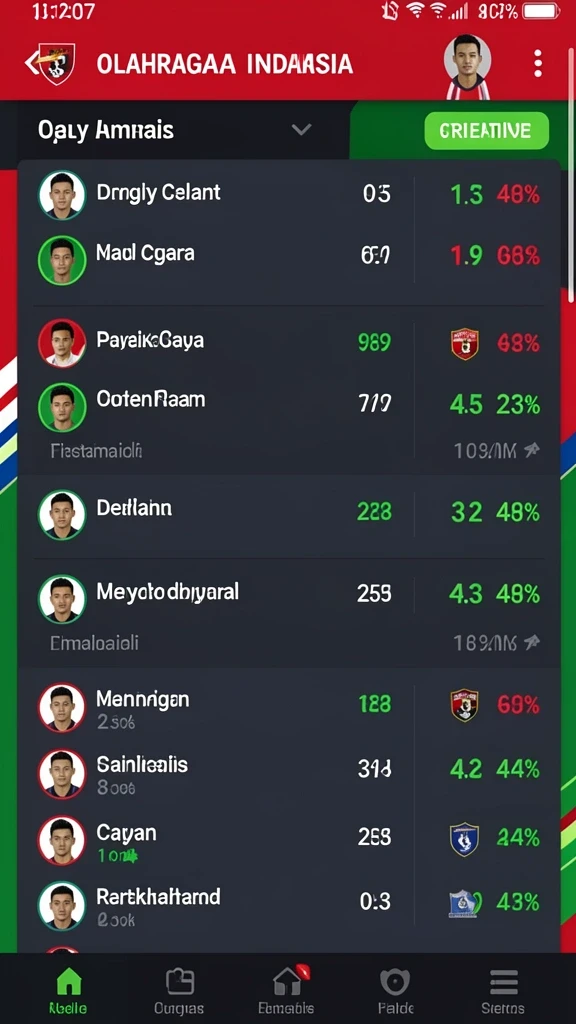 Screenshot menampilkan momen kompetisi seru antar pemain.