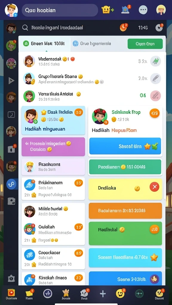 Tampilan antarmuka utama GAMERP yang user-friendly.