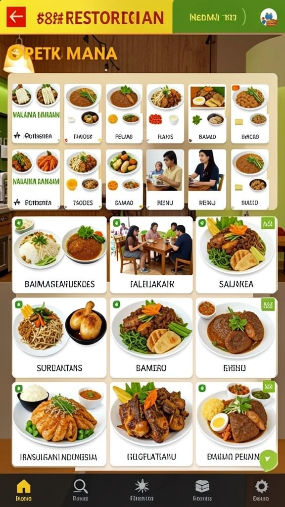 Tampilan antarmuka yang menarik dan mudah digunakan.