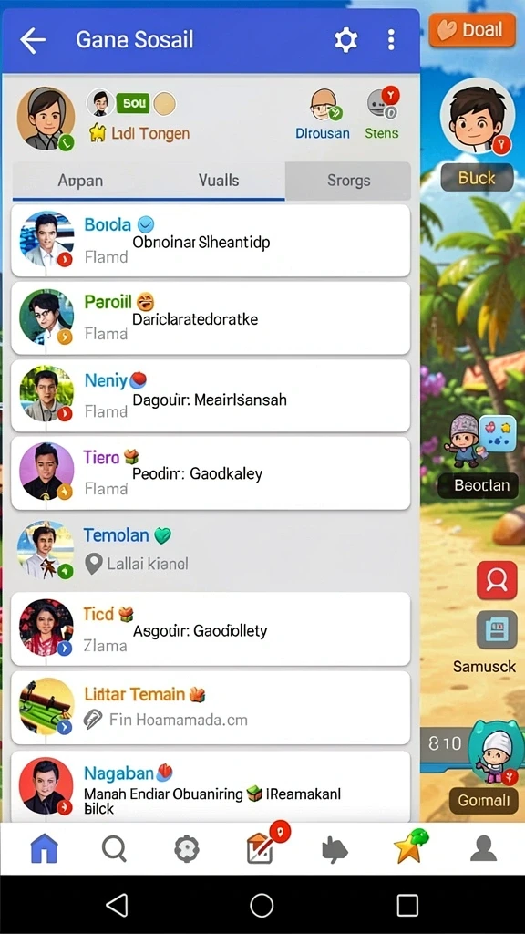 Leaderboard yang menunjukkan pemain terbaik di HAIKUOTK.