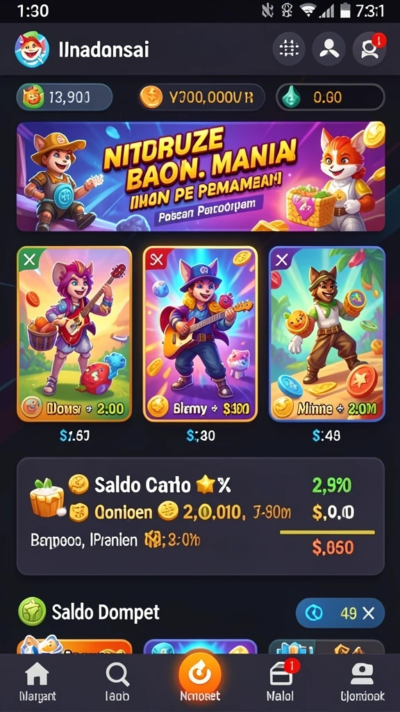 Fitur bonus yang membuat permainan semakin seru.
