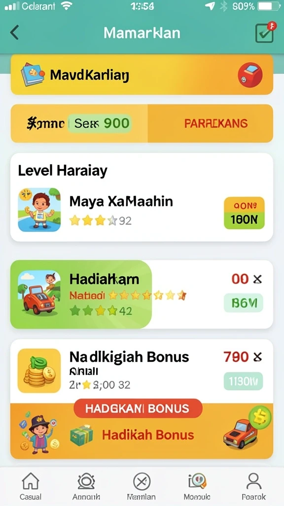 Tangkapan layar menampilkan karakter yang bisa dikustomisasi.