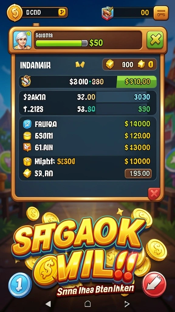 Fitur bonus menarik menambah keseruan bermain.