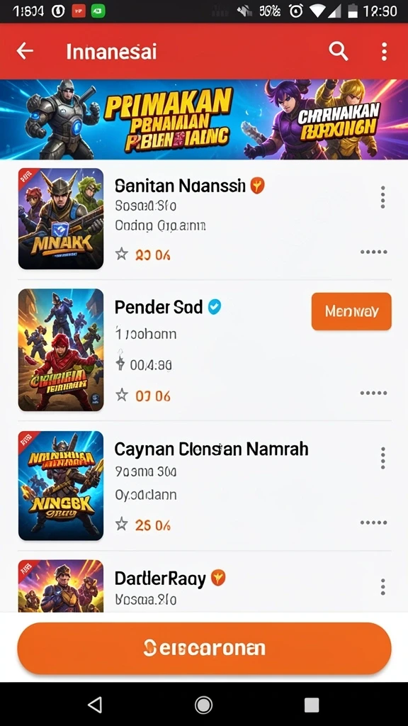 Berbagai tema permainan yang memikat dan beragam.