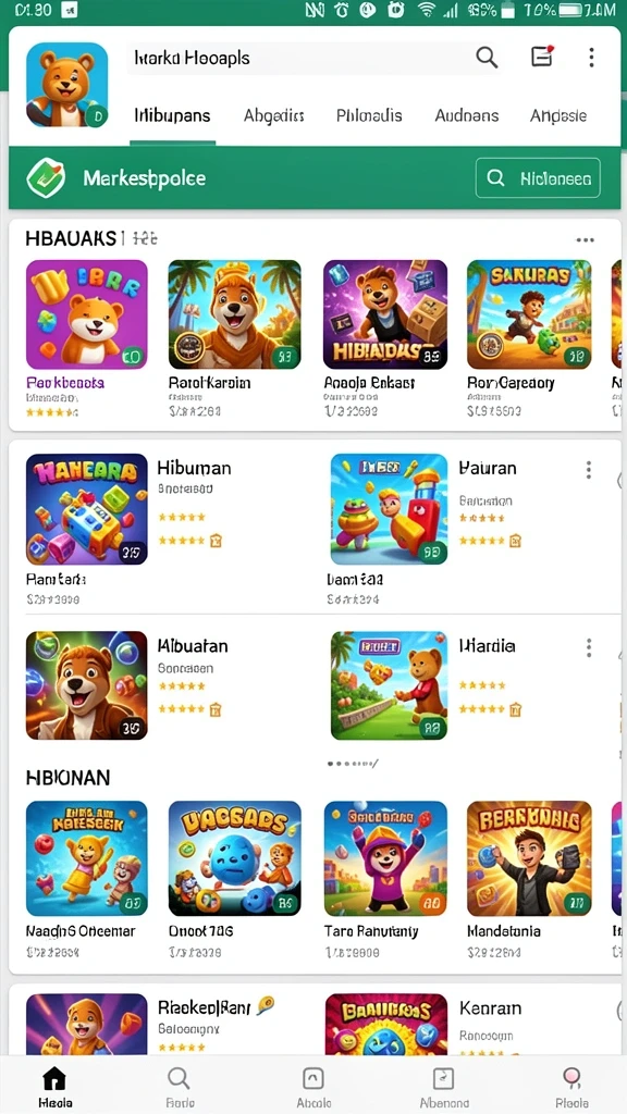 Tampilan grafis yang menarik dan modern.