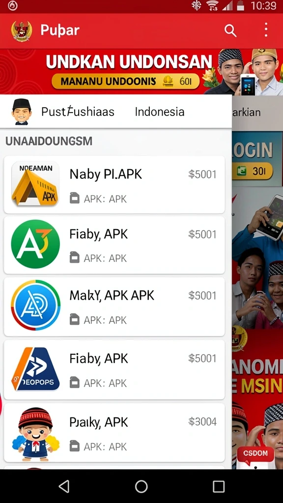 Antarmuka pengguna yang intuitif dan menarik.