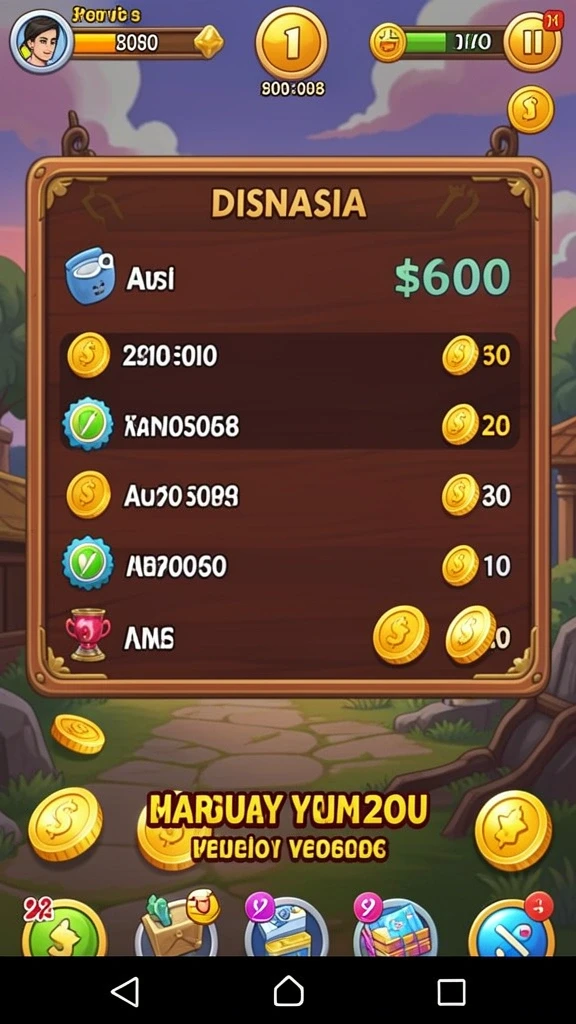 Fitur bonus menambah keseruan bermain.