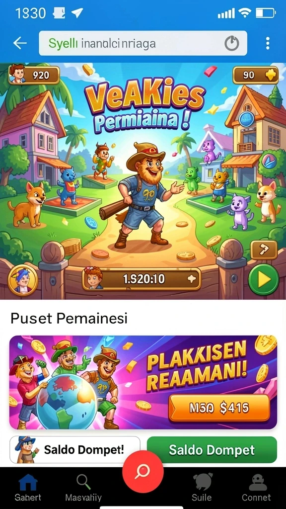 Karakter unik yang bisa didapatkan dalam permainan.