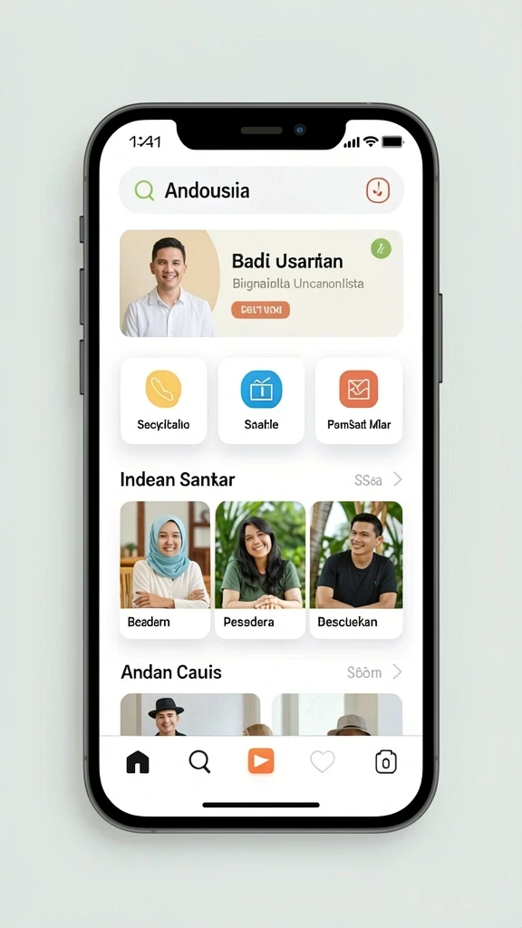 Tampilan antarmuka yang sederhana dan user-friendly.