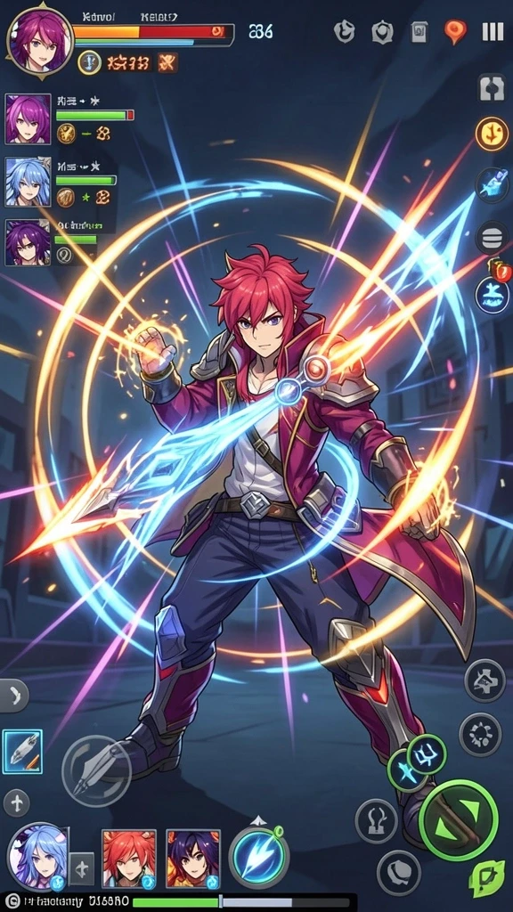 Tangkapan layar dari mode multiplayer bersama teman.