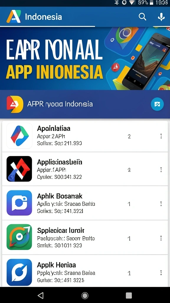 Tampilan menu utama yang menarik dan informatif.