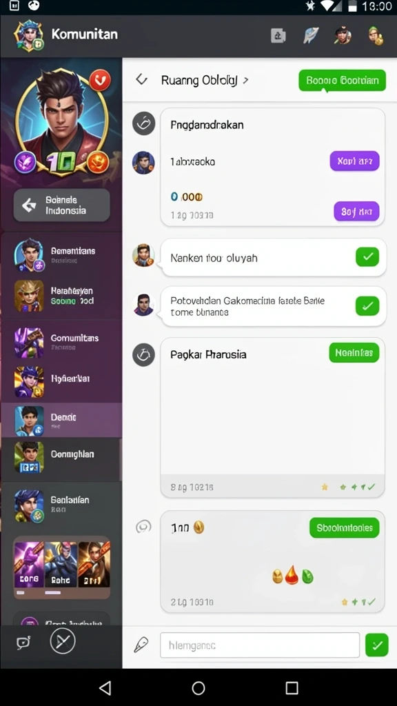 Fitur keamanan tingkat tinggi untuk privasi pengguna.