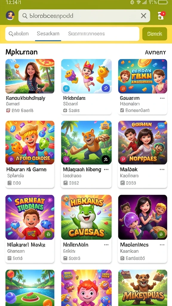 Berbagai tema permainan yang menarik.