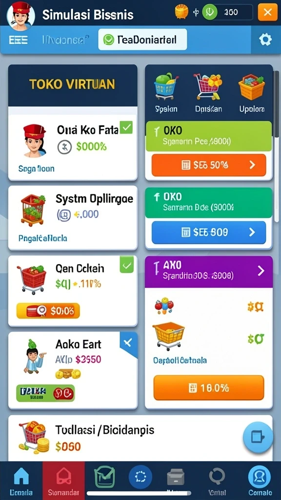 Tangkapan layar menampilkan grafis yang memukau dan karakter yang unik.