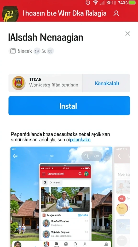 Tampilan antarmuka yang sederhana dan menarik.