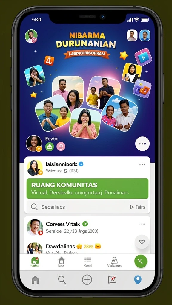 Tantangan seru di setiap level permainan.