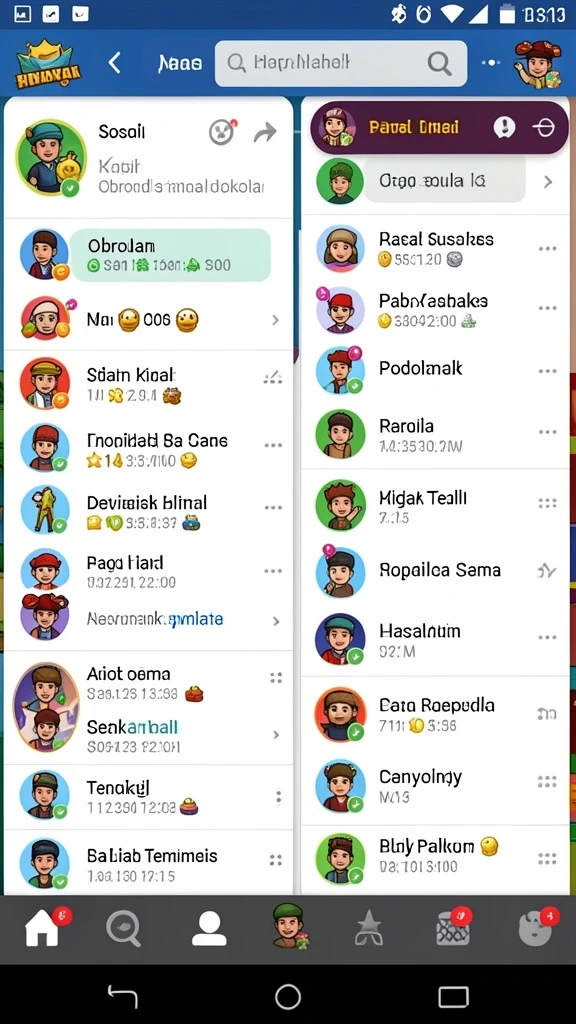 Mode multiplayer yang seru dengan teman-teman.