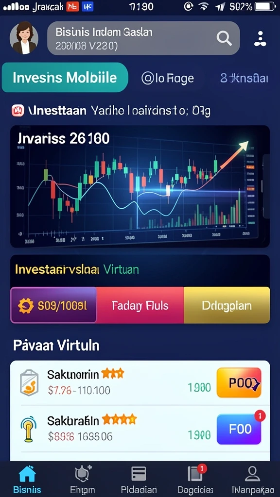 Tampilan antarmuka yang menarik dan user-friendly.