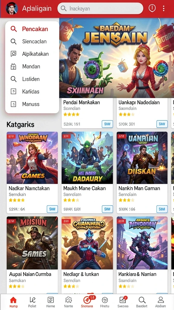 Fitur interaktif yang menyenangkan untuk semua pemain.