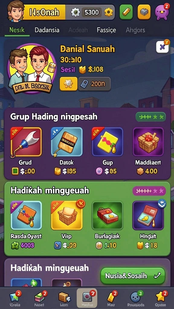 Bonus harian yang menguntungkan bagi pengguna.