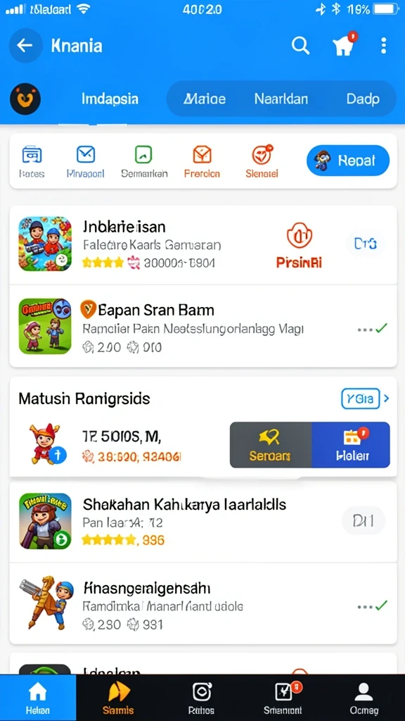 Fitur multiplayer untuk bermain dengan teman.