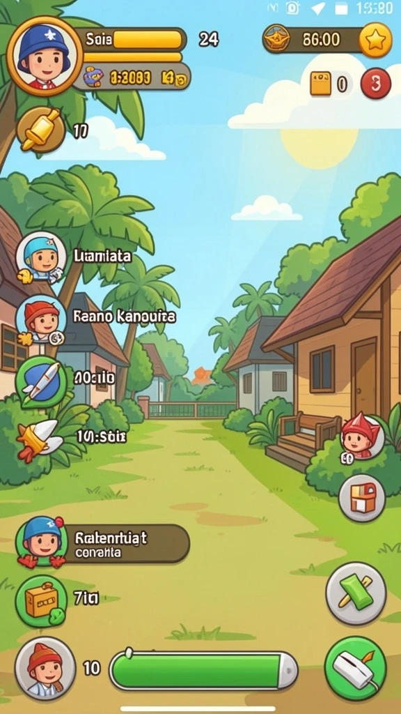 Mode multiplayer yang memungkinkan berkompetisi dengan teman.